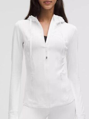 Lululemon Define Hoodie Jacket Full Zip White Size 2